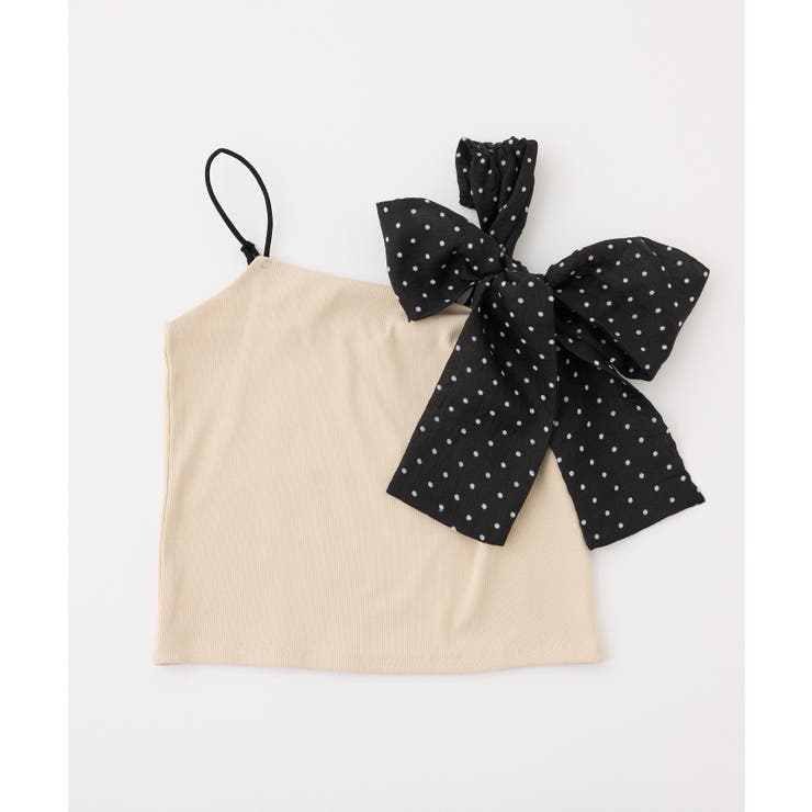 【one after another】 肩リボンキャミソール | NICE CLAUP / OLIVE des OLIVE　OUTLET | 詳細画像10 