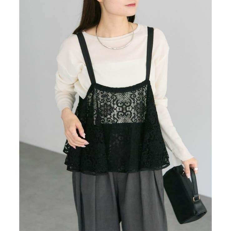 【PUAL CE CIN】リバー調レースビスチェ | NICE CLAUP / OLIVE des OLIVE　OUTLET | 詳細画像22 