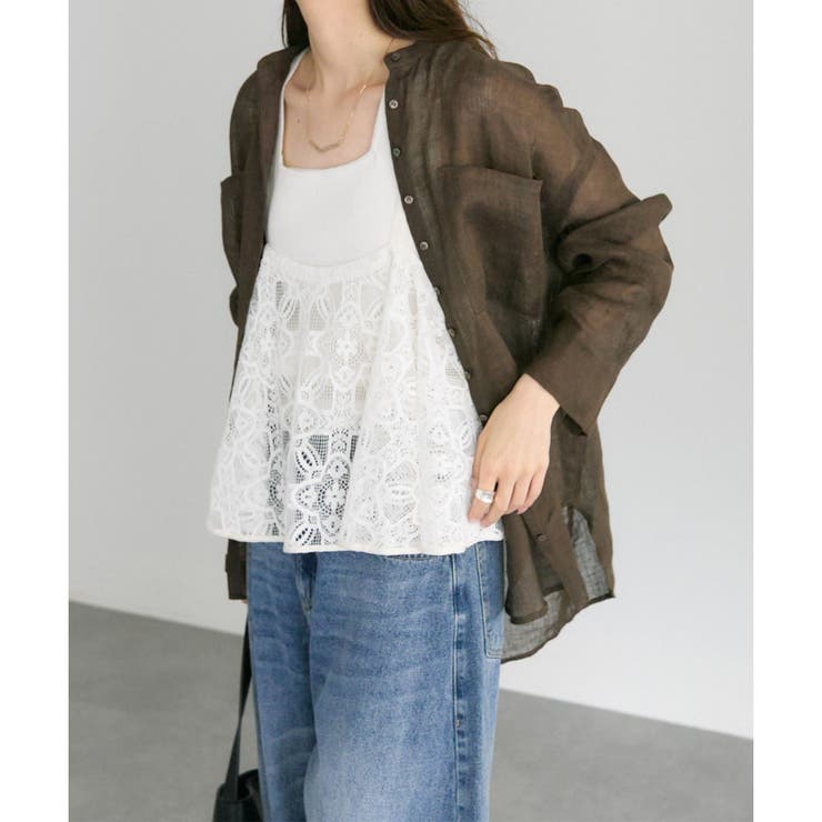 【PUAL CE CIN】リバー調レースビスチェ | NICE CLAUP / OLIVE des OLIVE　OUTLET | 詳細画像6 