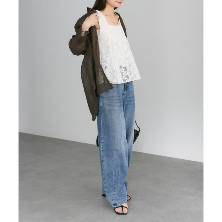 【PUAL CE CIN】リバー調レースビスチェ | NICE CLAUP / OLIVE des OLIVE　OUTLET | 詳細画像8 