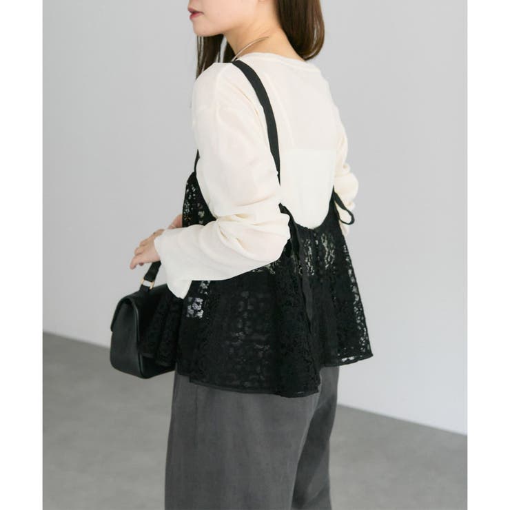 【PUAL CE CIN】リバー調レースビスチェ | NICE CLAUP / OLIVE des OLIVE　OUTLET | 詳細画像11 