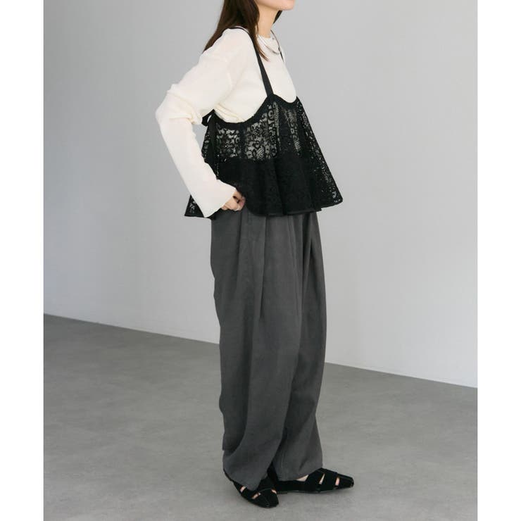 【PUAL CE CIN】リバー調レースビスチェ | NICE CLAUP / OLIVE des OLIVE　OUTLET | 詳細画像15 