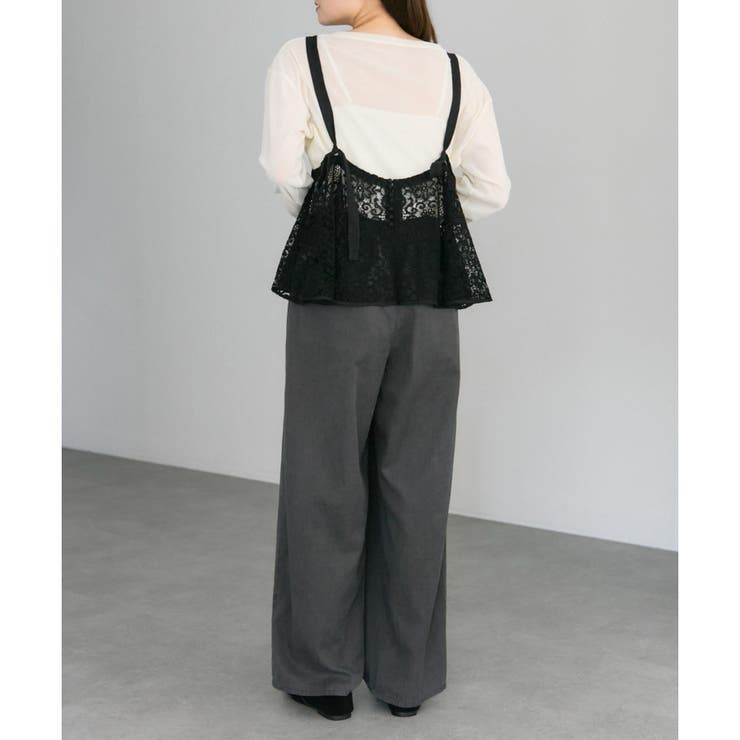 【PUAL CE CIN】リバー調レースビスチェ | NICE CLAUP / OLIVE des OLIVE　OUTLET | 詳細画像16 