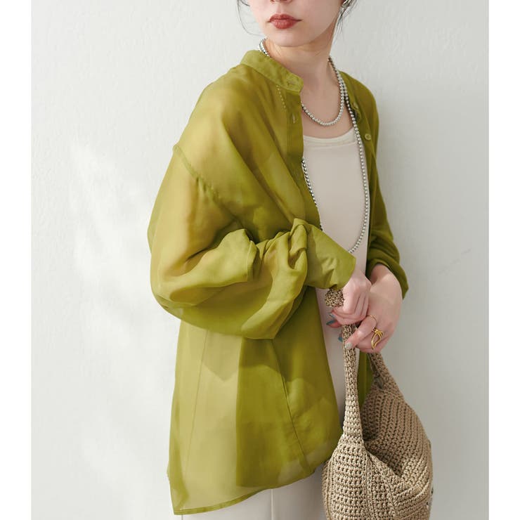 【natural couture】裾フレアシャツ | RMAF NICE CLAUP / OLIVE des OLIVE | 詳細画像2