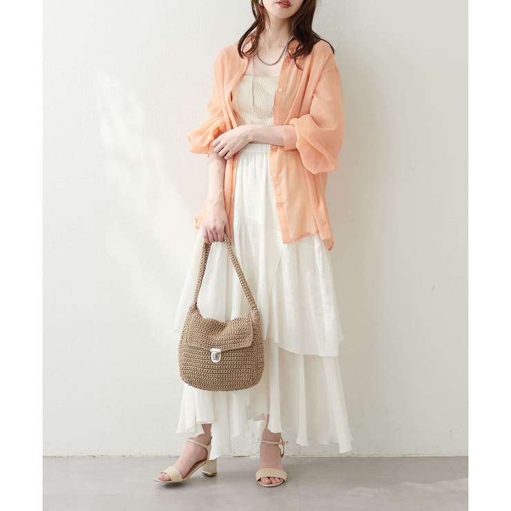 【natural couture】裾フレアシャツ | RMAF NICE CLAUP / OLIVE des OLIVE | 詳細画像7