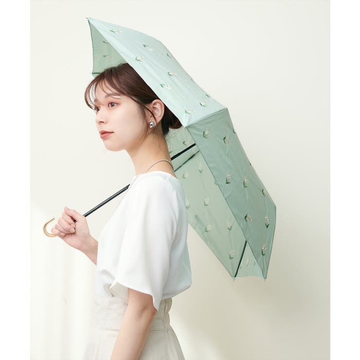 【natural couture】Mapetal 折りたたみ傘 | NICE CLAUP / OLIVE des OLIVE　OUTLET | 詳細画像1 