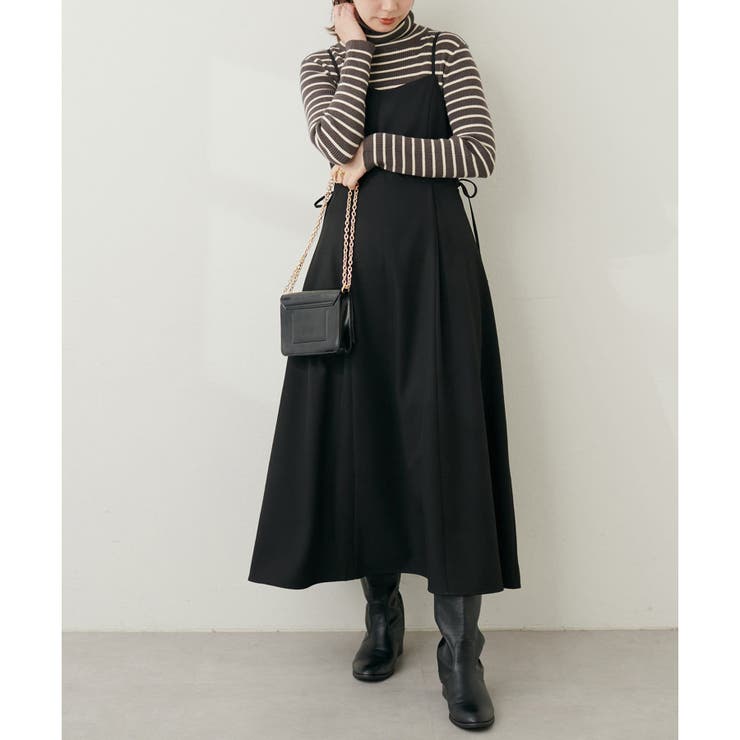 natural couture】サイドドロストキャミワンピース[品番：OLOW0011842