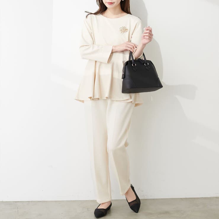 【natural couture】mamamoペプラムヘムブラウス | RMAF　NICE CLAUP / OLIVE des OLIVE | 詳細画像7 