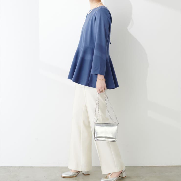 【natural couture】mamamoペプラムヘムブラウス | RMAF　NICE CLAUP / OLIVE des OLIVE | 詳細画像15 