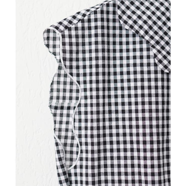 【natural couture】【WEB限定】ゆるスカラップレトロブラウス | NICE CLAUP / OLIVE des OLIVE　OUTLET | 詳細画像2 