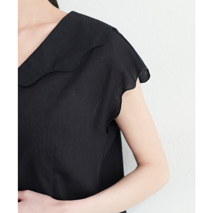 【natural couture】【WEB限定】ゆるスカラップレトロブラウス | NICE CLAUP / OLIVE des OLIVE　OUTLET | 詳細画像20 