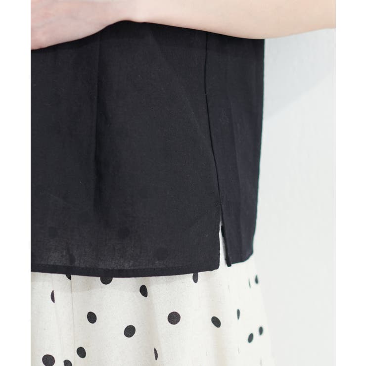 【natural couture】【WEB限定】ゆるスカラップレトロブラウス | NICE CLAUP / OLIVE des OLIVE　OUTLET | 詳細画像21 