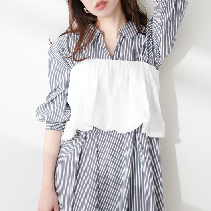 【natural couture】バルーンデザインビスチェ | RMAF　NICE CLAUP / OLIVE des OLIVE | 詳細画像1 