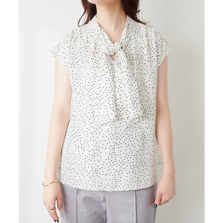 【natural couture】マルチウェイボウタイブラウス | NICE CLAUP / OLIVE des OLIVE　OUTLET | 詳細画像2 