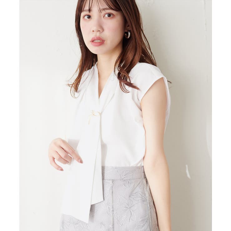 【natural couture】マルチウェイボウタイブラウス | NICE CLAUP / OLIVE des OLIVE　OUTLET | 詳細画像18 