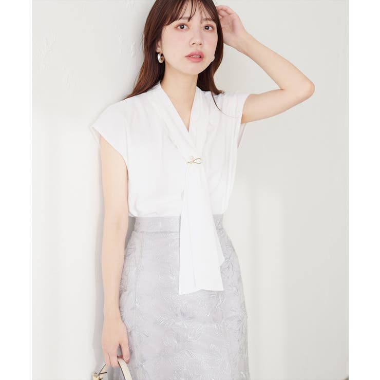 【natural couture】マルチウェイボウタイブラウス | NICE CLAUP / OLIVE des OLIVE　OUTLET | 詳細画像19 