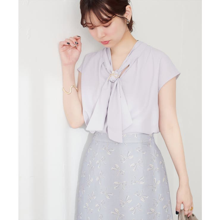 【natural couture】マルチウェイボウタイブラウス | NICE CLAUP / OLIVE des OLIVE　OUTLET | 詳細画像23 