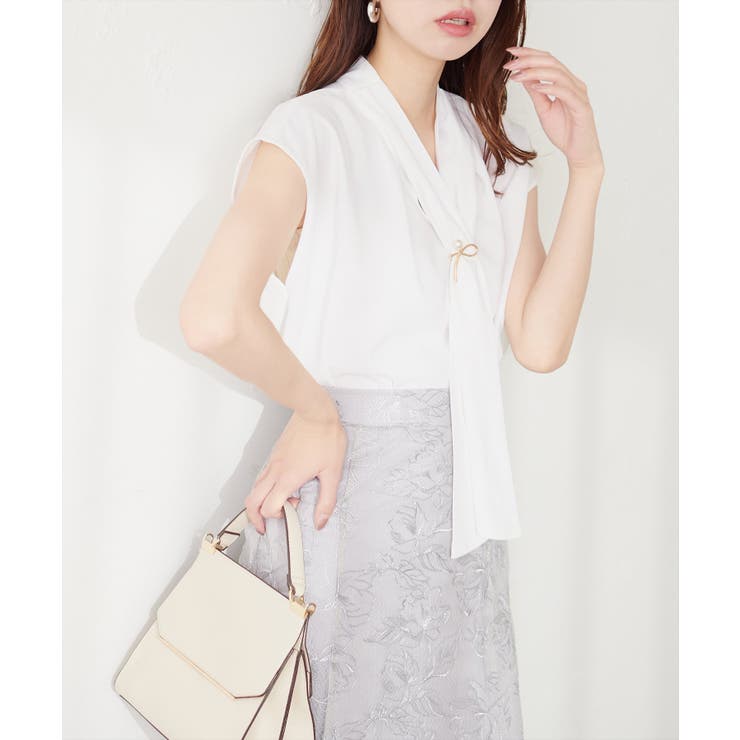 オフ | 【natural couture】マルチウェイボウタイブラウス | NICE CLAUP / OLIVE des OLIVE　OUTLET