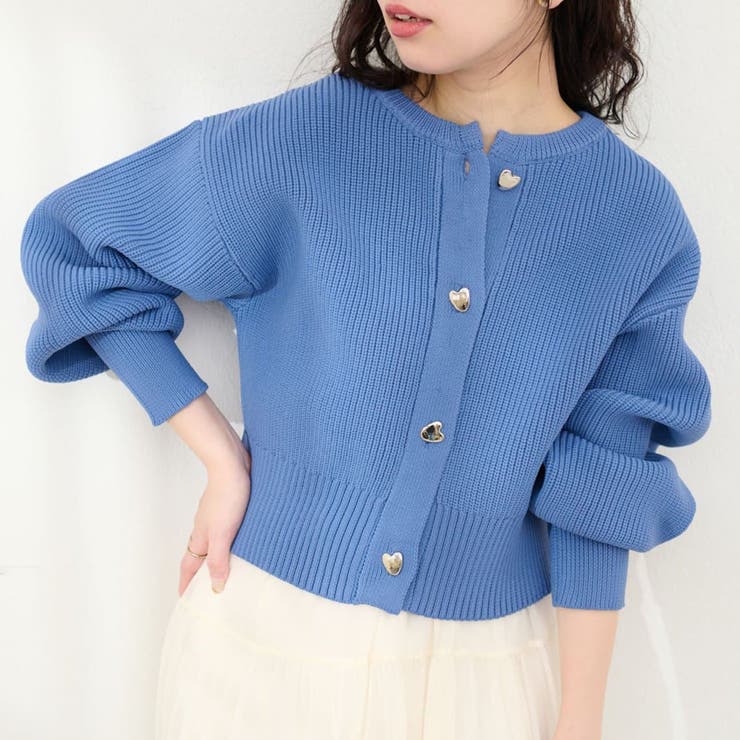 natural couture カーディガン WEB限定カラー有り/2022AW
