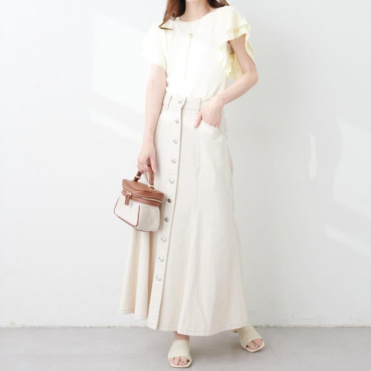 【natural couture】フレアプリーツ袖ニット | RMAF NICE CLAUP / OLIVE des OLIVE | 詳細画像13