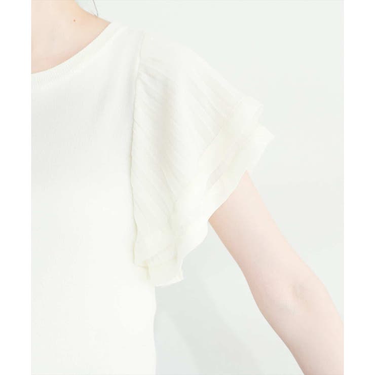 【natural couture】フレアプリーツ袖ニット | RMAF NICE CLAUP / OLIVE des OLIVE | 詳細画像24