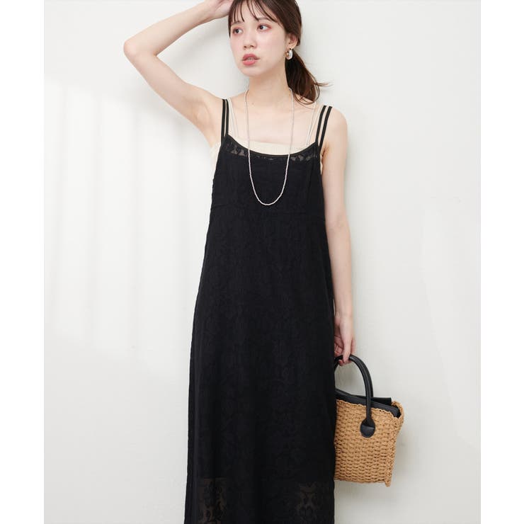 【natural couture】メッシュレースキャミワンピース | NICE CLAUP / OLIVE des OLIVE　OUTLET | 詳細画像7 