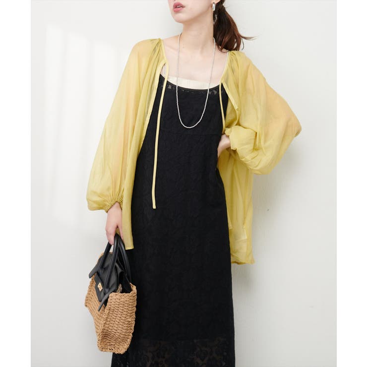 【natural couture】メッシュレースキャミワンピース | NICE CLAUP / OLIVE des OLIVE　OUTLET | 詳細画像10 