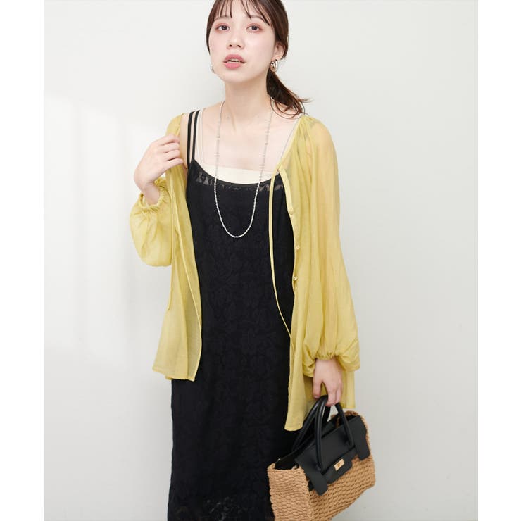 【natural couture】メッシュレースキャミワンピース | NICE CLAUP / OLIVE des OLIVE　OUTLET | 詳細画像11 