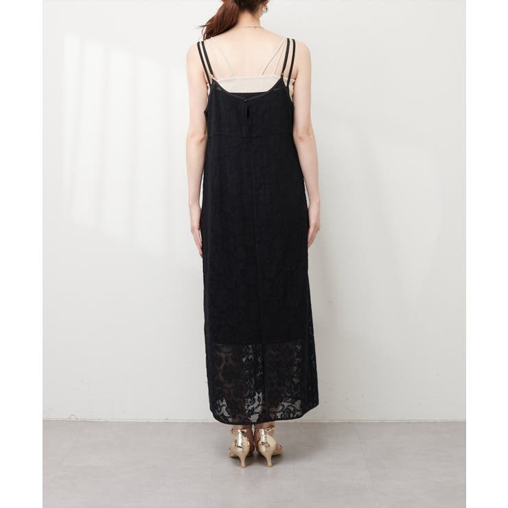 【natural couture】メッシュレースキャミワンピース | NICE CLAUP / OLIVE des OLIVE　OUTLET | 詳細画像15 