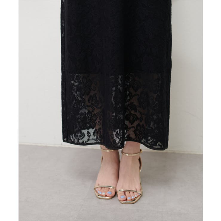 【natural couture】メッシュレースキャミワンピース | NICE CLAUP / OLIVE des OLIVE　OUTLET | 詳細画像17 