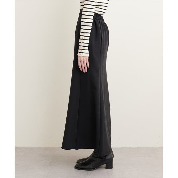 natural couture】カットジョーゼットマーメイドスカート[品番