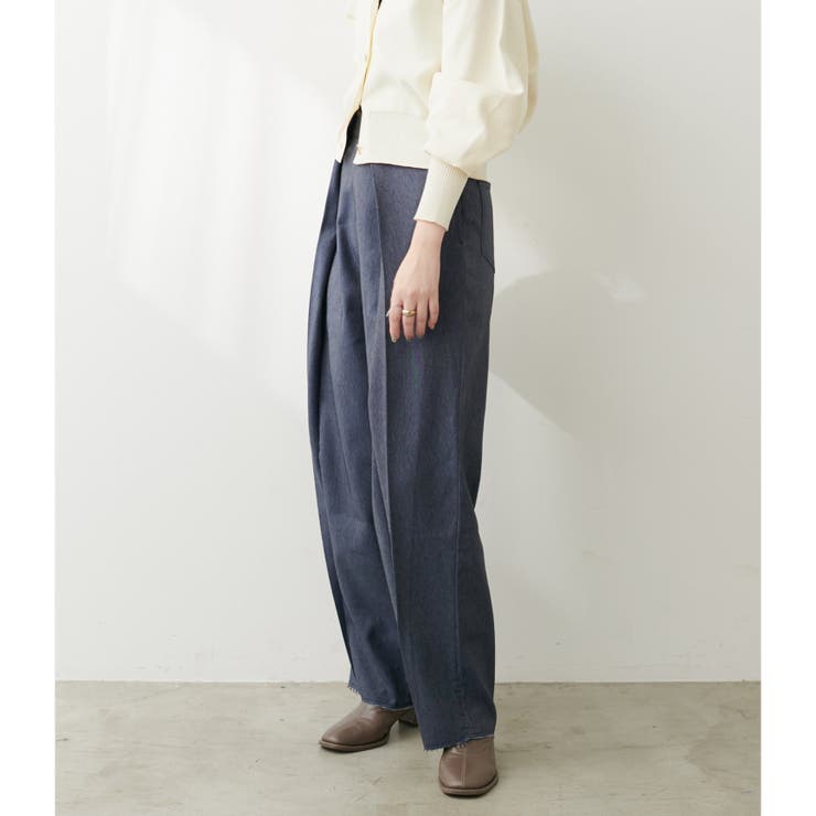 【natural couture】〈mamamo〉セルフカット楽ちんタックデニ… | NICE CLAUP / OLIVE des OLIVE　OUTLET | 詳細画像7 