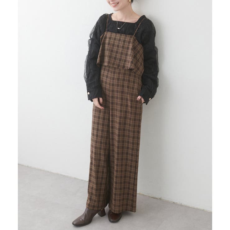 【natural couture】フレアビスチェ風サロペット | NICE CLAUP / OLIVE des OLIVE　OUTLET | 詳細画像30 