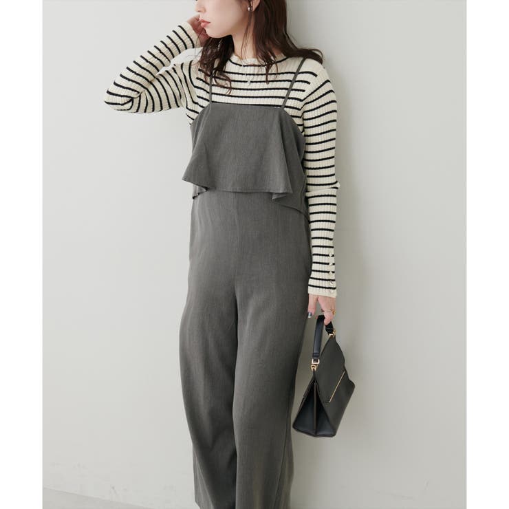 【natural couture】フレアビスチェ風サロペット | NICE CLAUP / OLIVE des OLIVE　OUTLET | 詳細画像10 