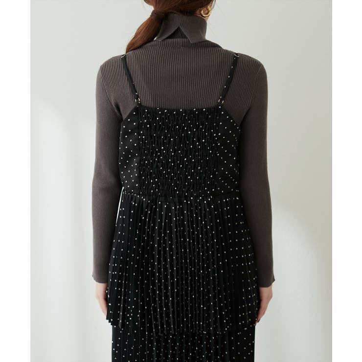 【natural couture】細プリーツキャミブラウス | NICE CLAUP / OLIVE des OLIVE　OUTLET | 詳細画像12 