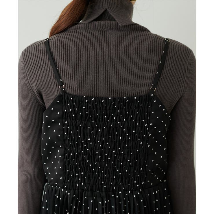 【natural couture】細プリーツキャミブラウス | NICE CLAUP / OLIVE des OLIVE　OUTLET | 詳細画像13 