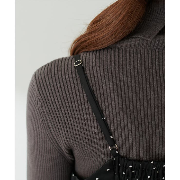 【natural couture】細プリーツキャミブラウス | NICE CLAUP / OLIVE des OLIVE　OUTLET | 詳細画像14 