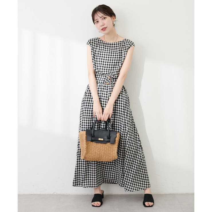 (極美品)チェスティ　カシュクール　チューリップ柄　ワンピース　ベルト付き 極美品)チェスティ カシュクール チューリップ柄 ワンピース