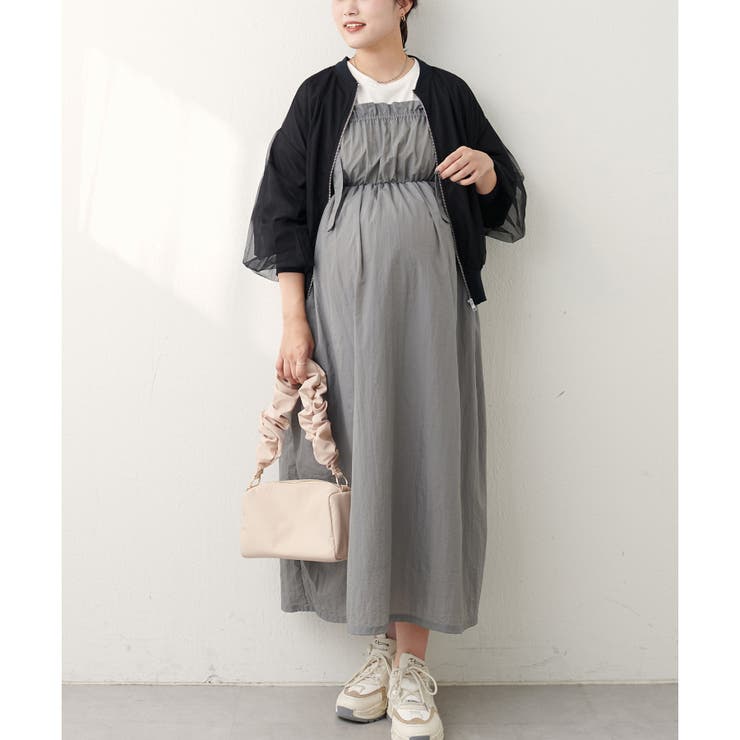 【natural couture】〈mamamo〉ギャザー切替ボリュームワ… | NICE CLAUP / OLIVE des OLIVE　OUTLET | 詳細画像21 