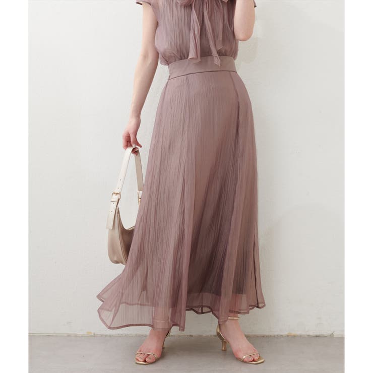 natural couture】長さ変えれるフレアスカート[品番：NCLW0016026