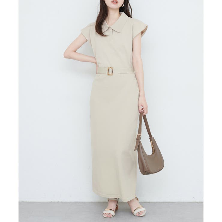 【natural couture】セットアップ対応べっこうベルト付きニット | NICE CLAUP / OLIVE des OLIVE　OUTLET | 詳細画像4 