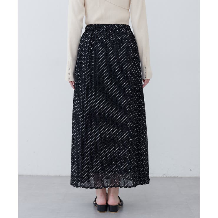 【natural couture】オーソドックスフラワープリーツスカート | NICE CLAUP / OLIVE des OLIVE　OUTLET | 詳細画像10 