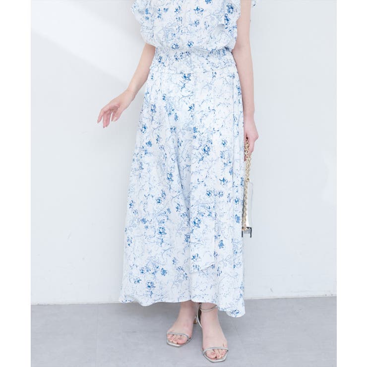 【natural couture】【mizu】長さ変えられる後ろ下がりヘムスカー… | NICE CLAUP / OLIVE des OLIVE　OUTLET | 詳細画像12 