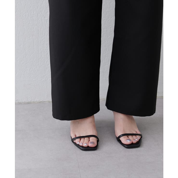 【natural couture】涼しげハイウエストストレートパンツ | NICE CLAUP / OLIVE des OLIVE　OUTLET | 詳細画像13 