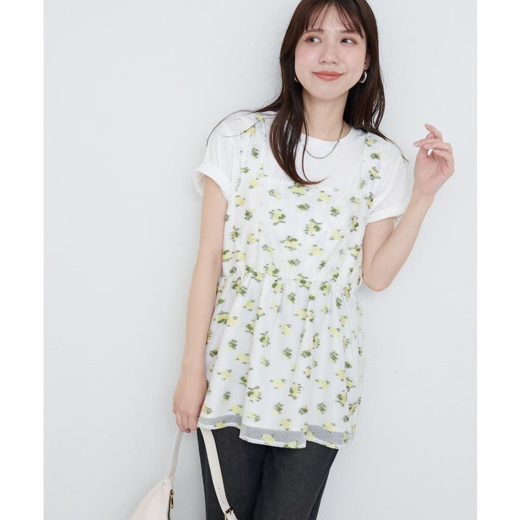 【natural couture】ジャガードキャトップス | NICE CLAUP / OLIVE des OLIVE　OUTLET | 詳細画像3 