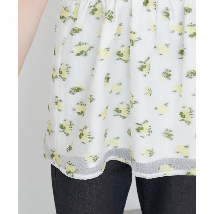 【natural couture】ジャガードキャトップス | NICE CLAUP / OLIVE des OLIVE　OUTLET | 詳細画像10 