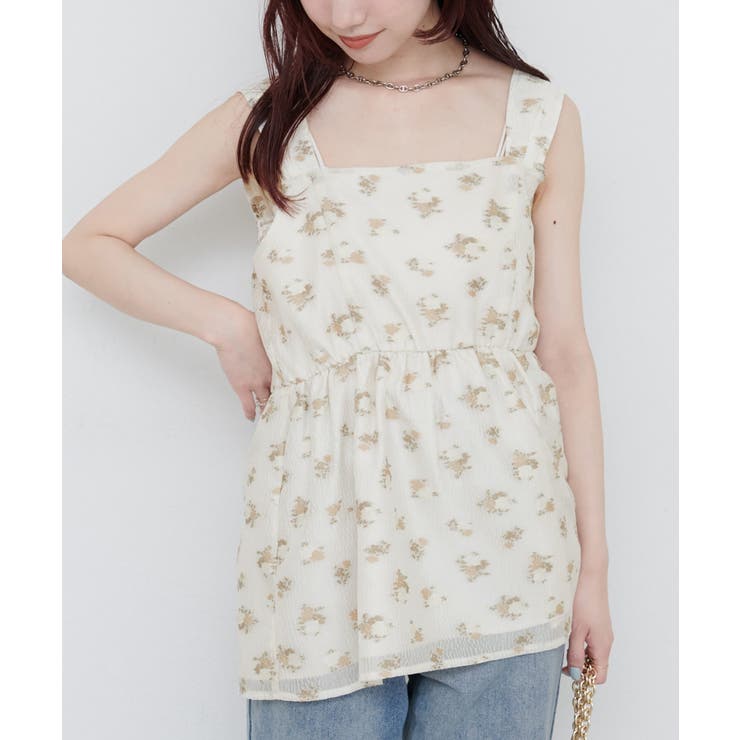 【natural couture】ジャガードキャトップス | NICE CLAUP / OLIVE des OLIVE　OUTLET | 詳細画像15 