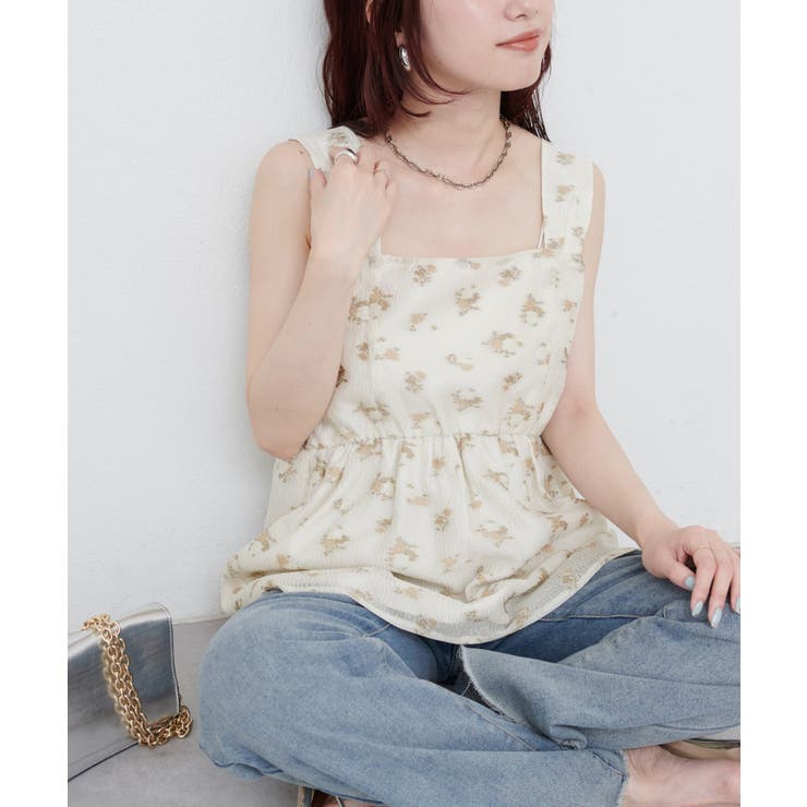 【natural couture】ジャガードキャトップス | NICE CLAUP / OLIVE des OLIVE　OUTLET | 詳細画像18 