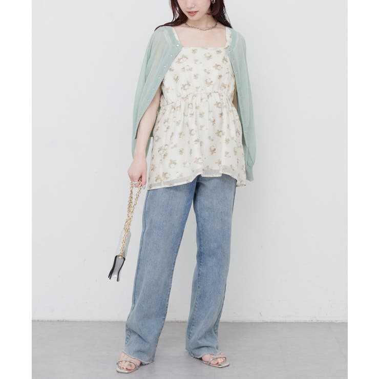 【natural couture】ジャガードキャトップス | NICE CLAUP / OLIVE des OLIVE　OUTLET | 詳細画像19 