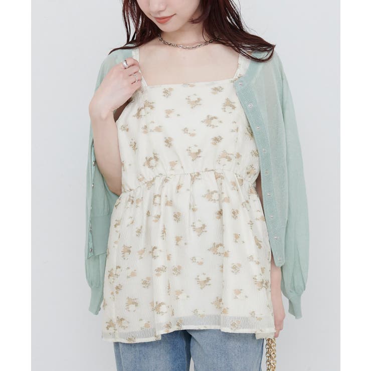 【natural couture】ジャガードキャトップス | NICE CLAUP / OLIVE des OLIVE　OUTLET | 詳細画像21 